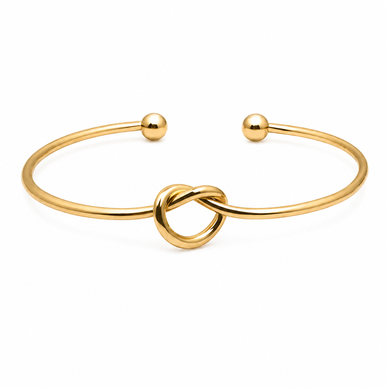 Knot Bangle Marina Blanche