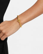 Knot Bangle Marina Blanche