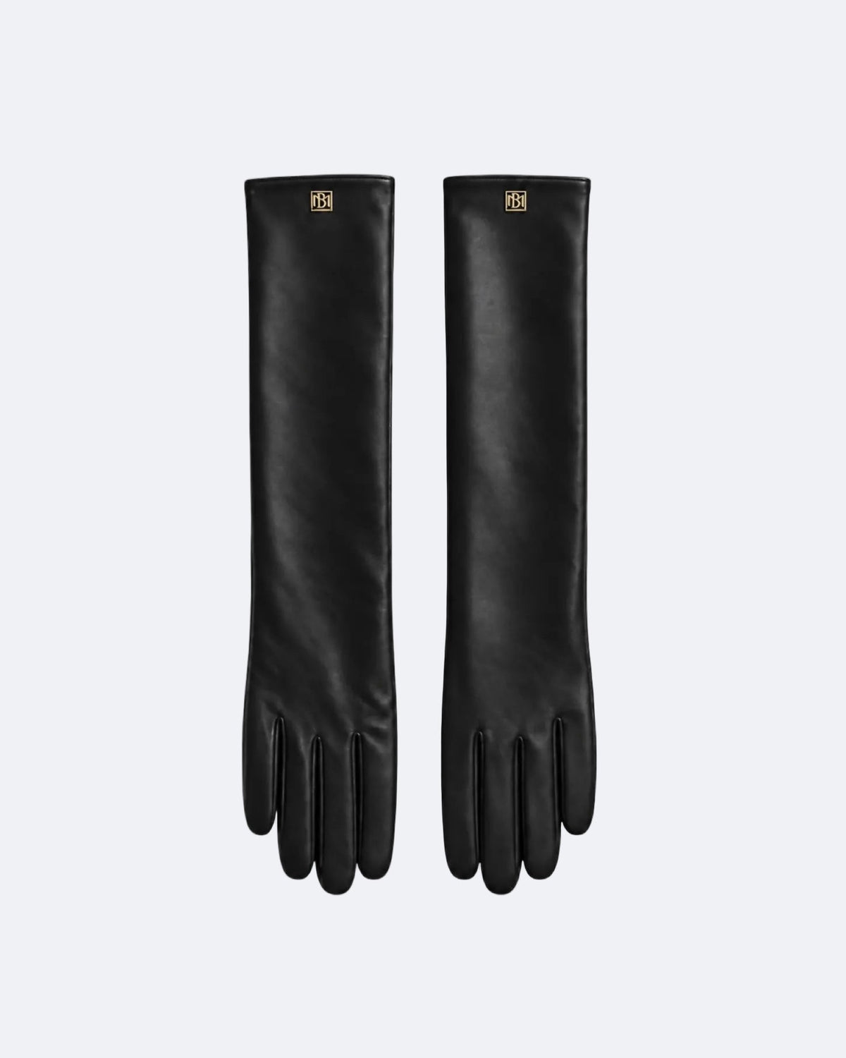 Long Leather Gloves Marina Blanche