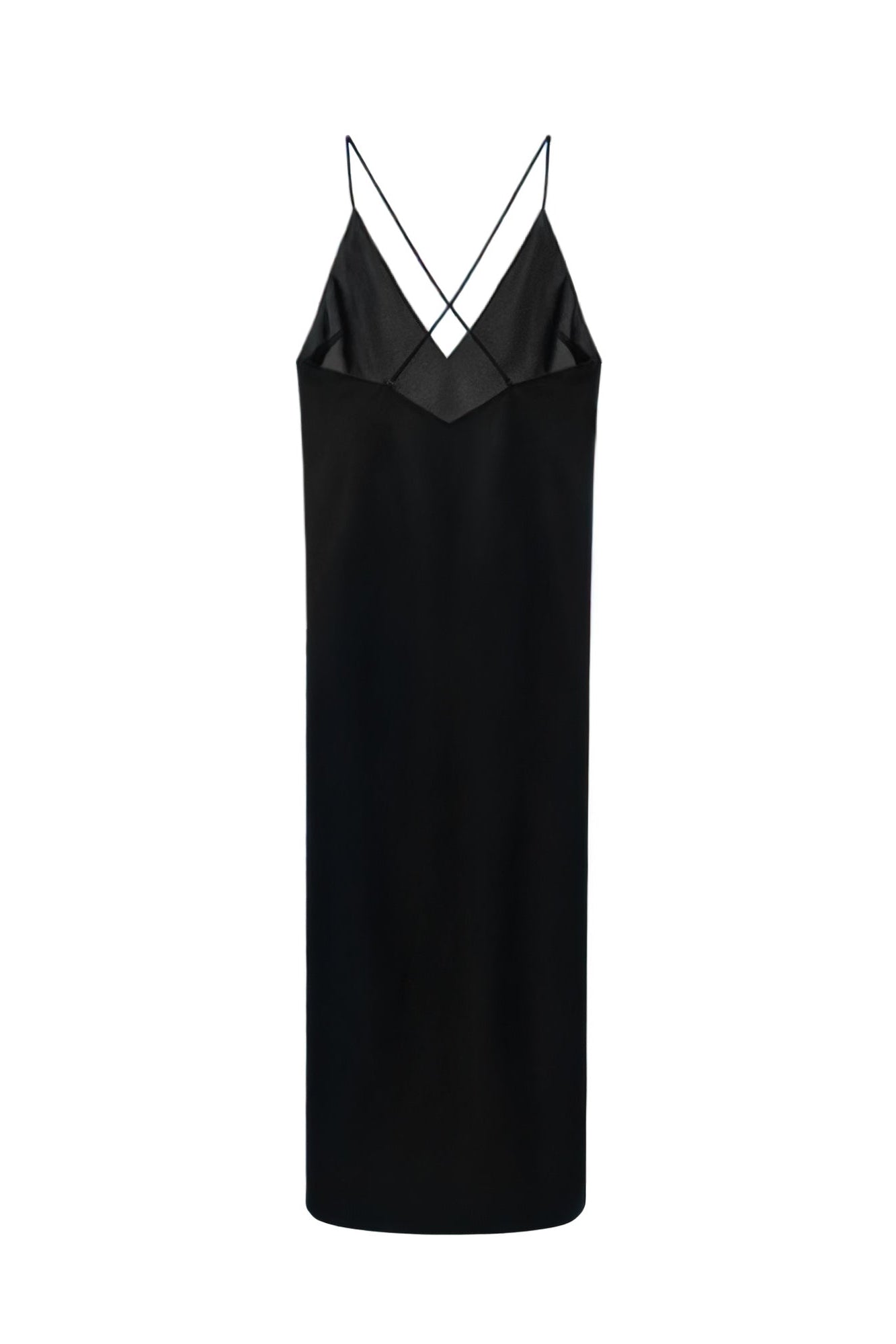 Slip-in Satin Dress Marina Blanche