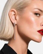 Tie Knot Hanging Line Earrings Marina Blanche