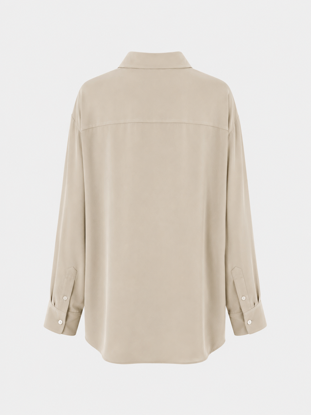 Crepped silk made in italy Marina Blanche