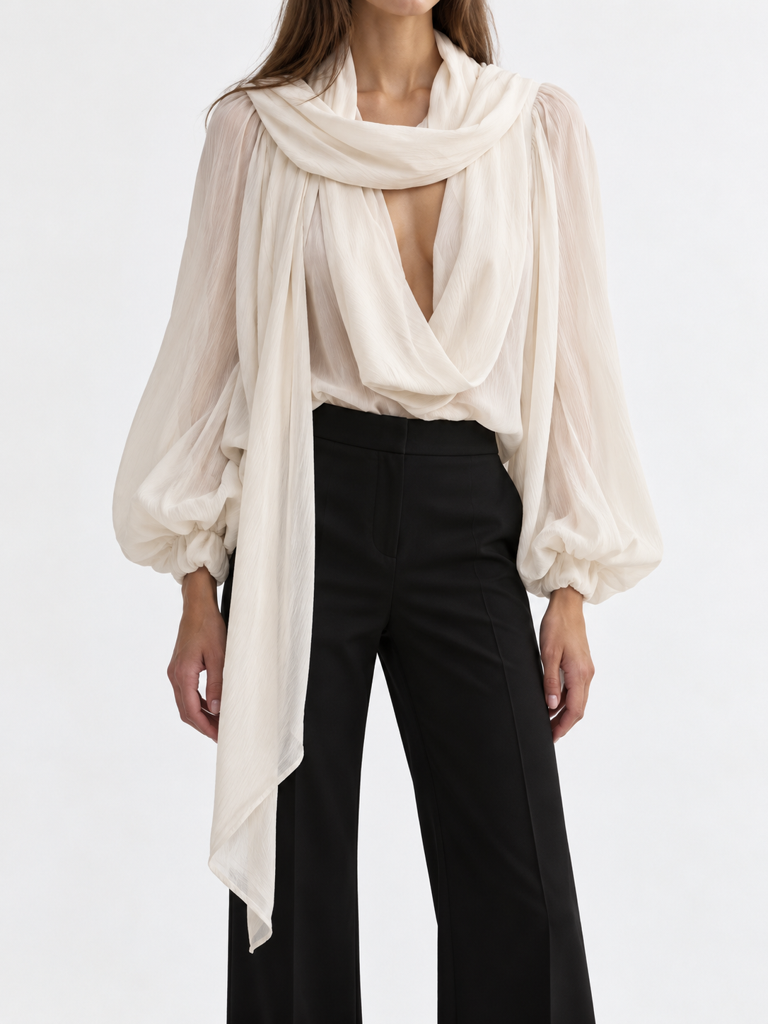 Blus Marina Blanche