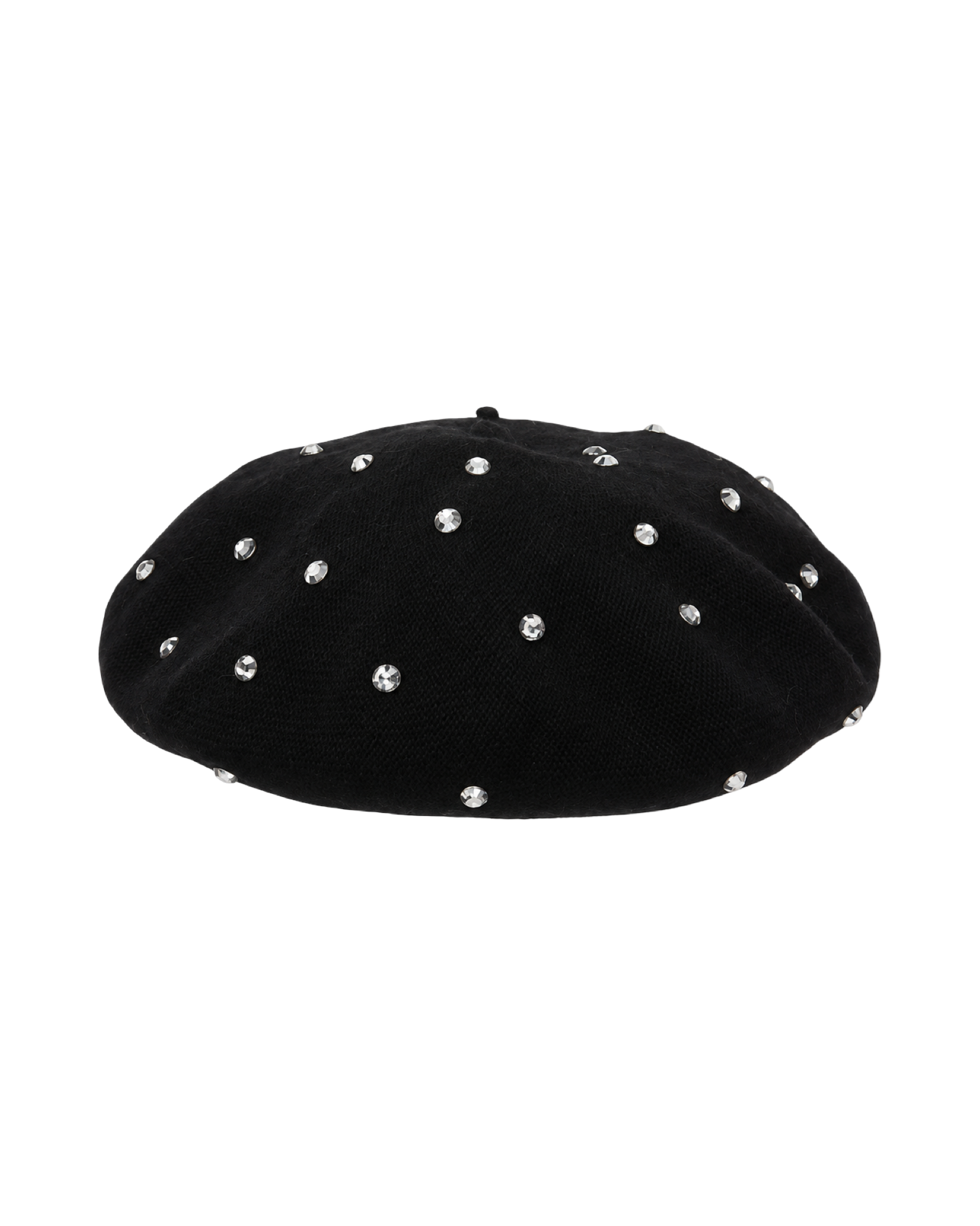 Crystal-Embellished Beret Marina Blanche