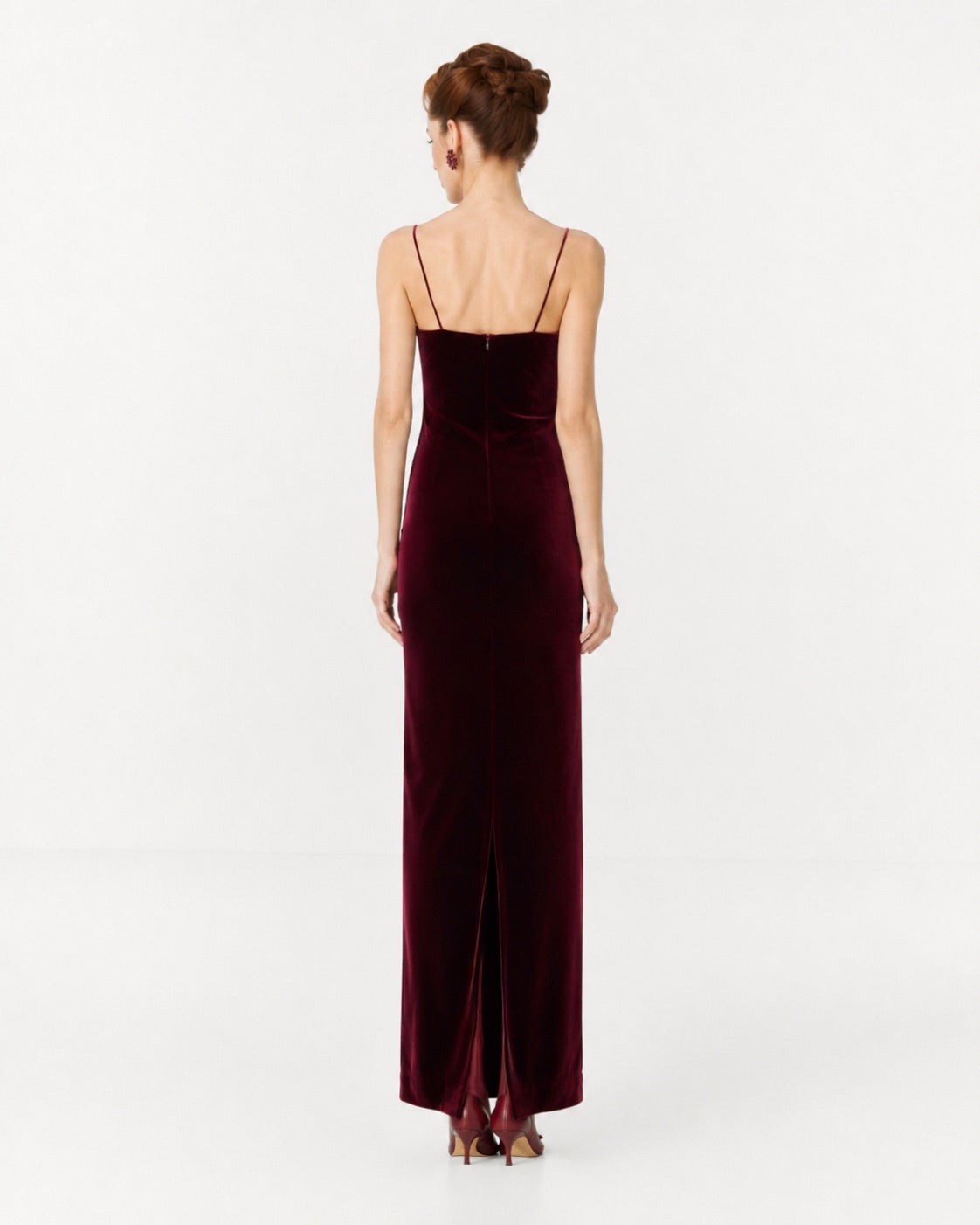 Dress velvet Marina Blanche