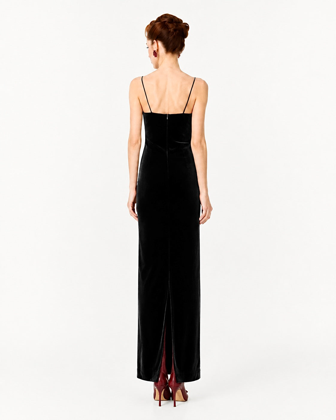 Dress velvet Marina Blanche