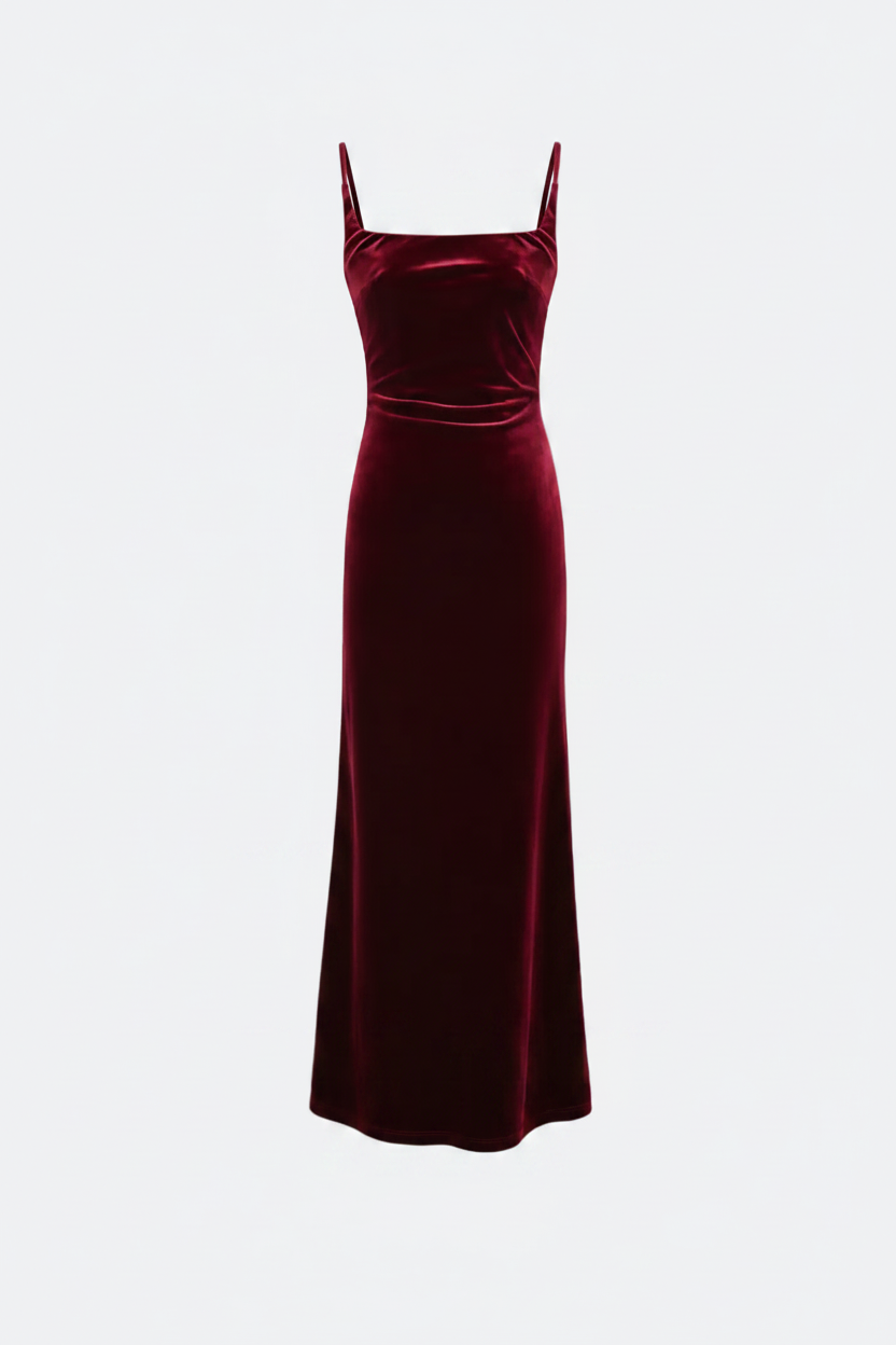Dress velvet Marina Blanche