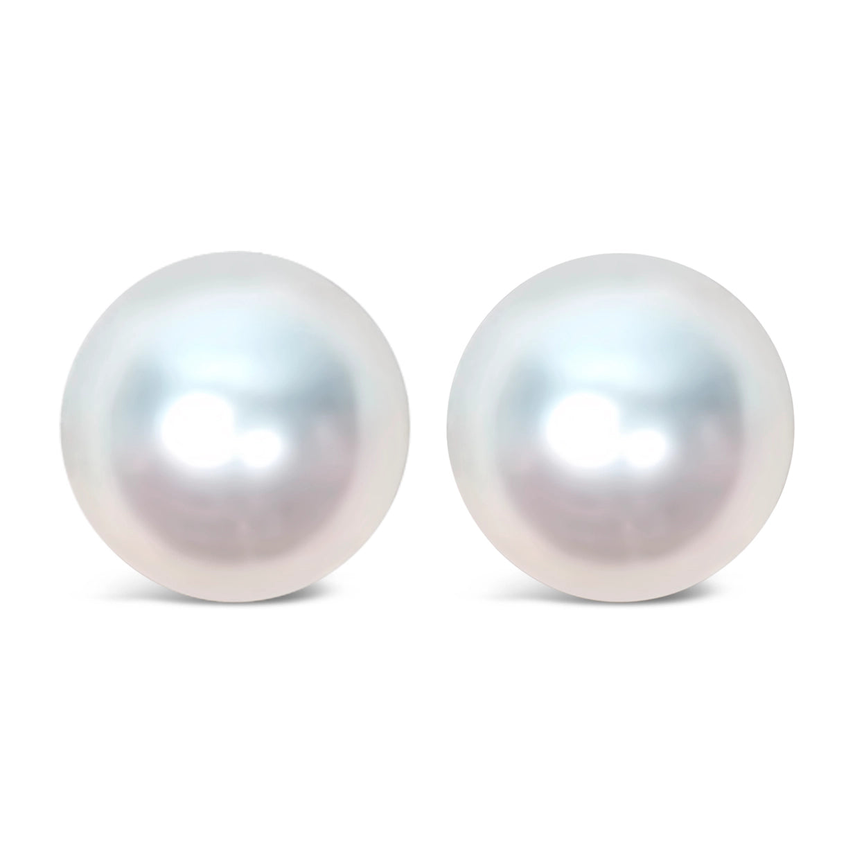 Classic Pearl Stud Earrings in 14k Gold Marina Blanche