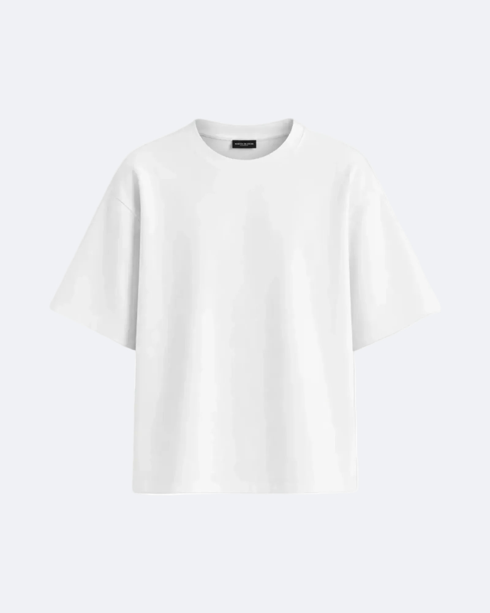 Oversized T-Shirt in Cotton Marina Blanche