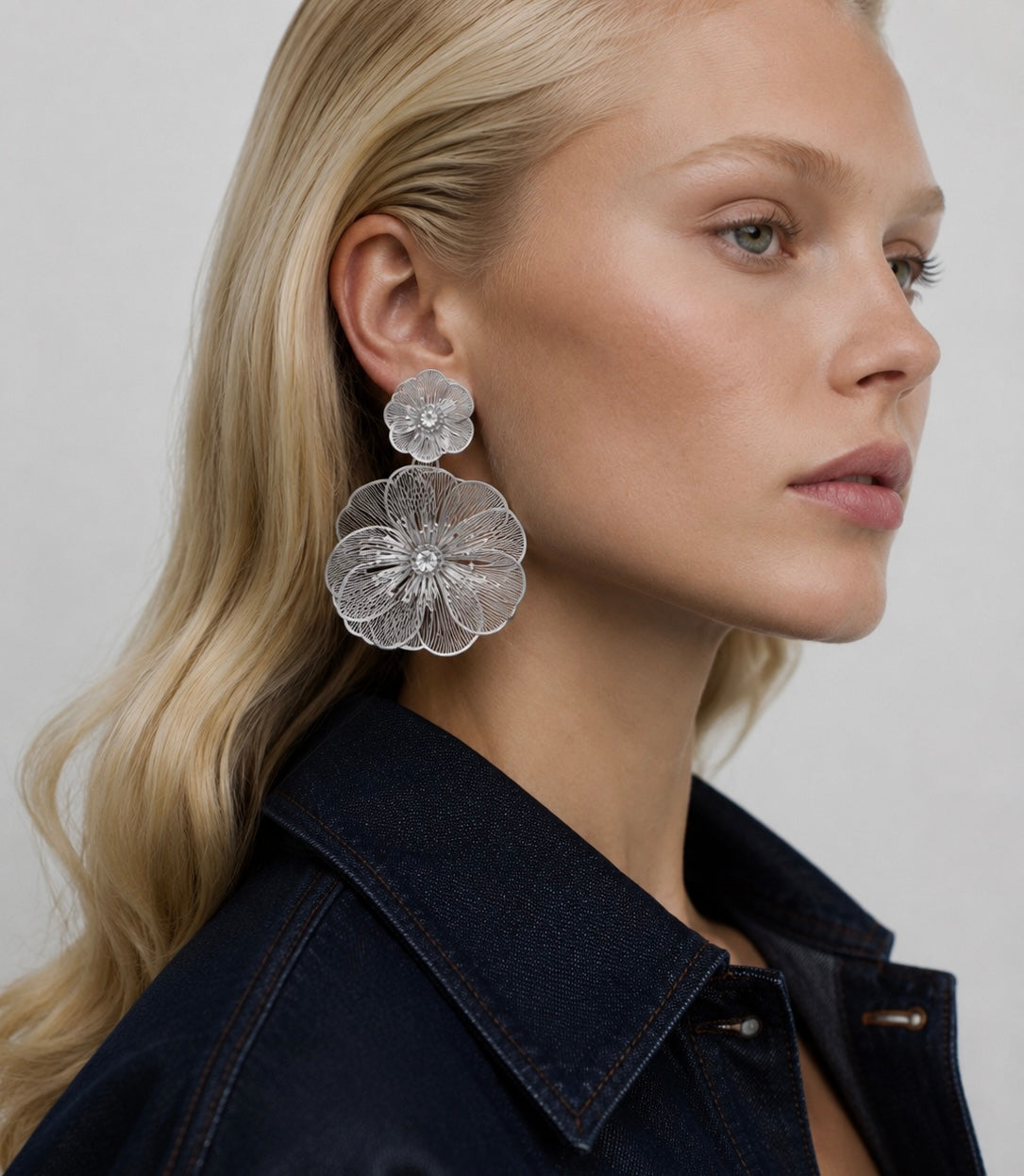Earring Marina Blanche
