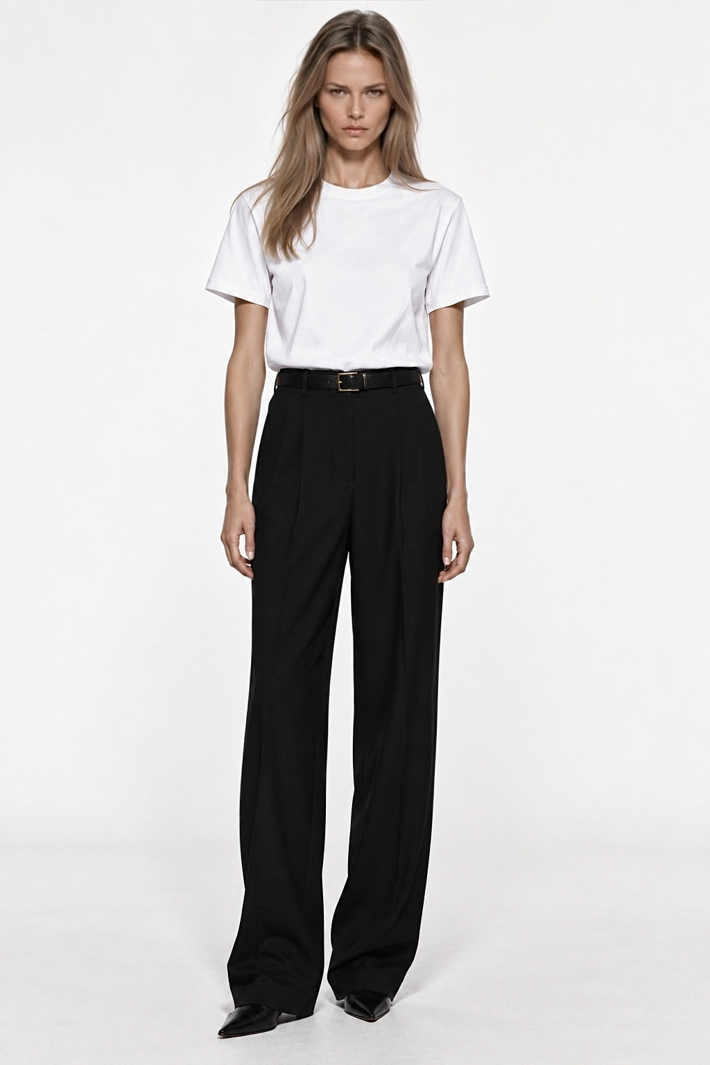 Classic T-Shirt in Cotton Marina Blanche