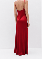 Slip Dress in Silk Marina Blanche