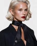 Satin Scarf Marina Blanche