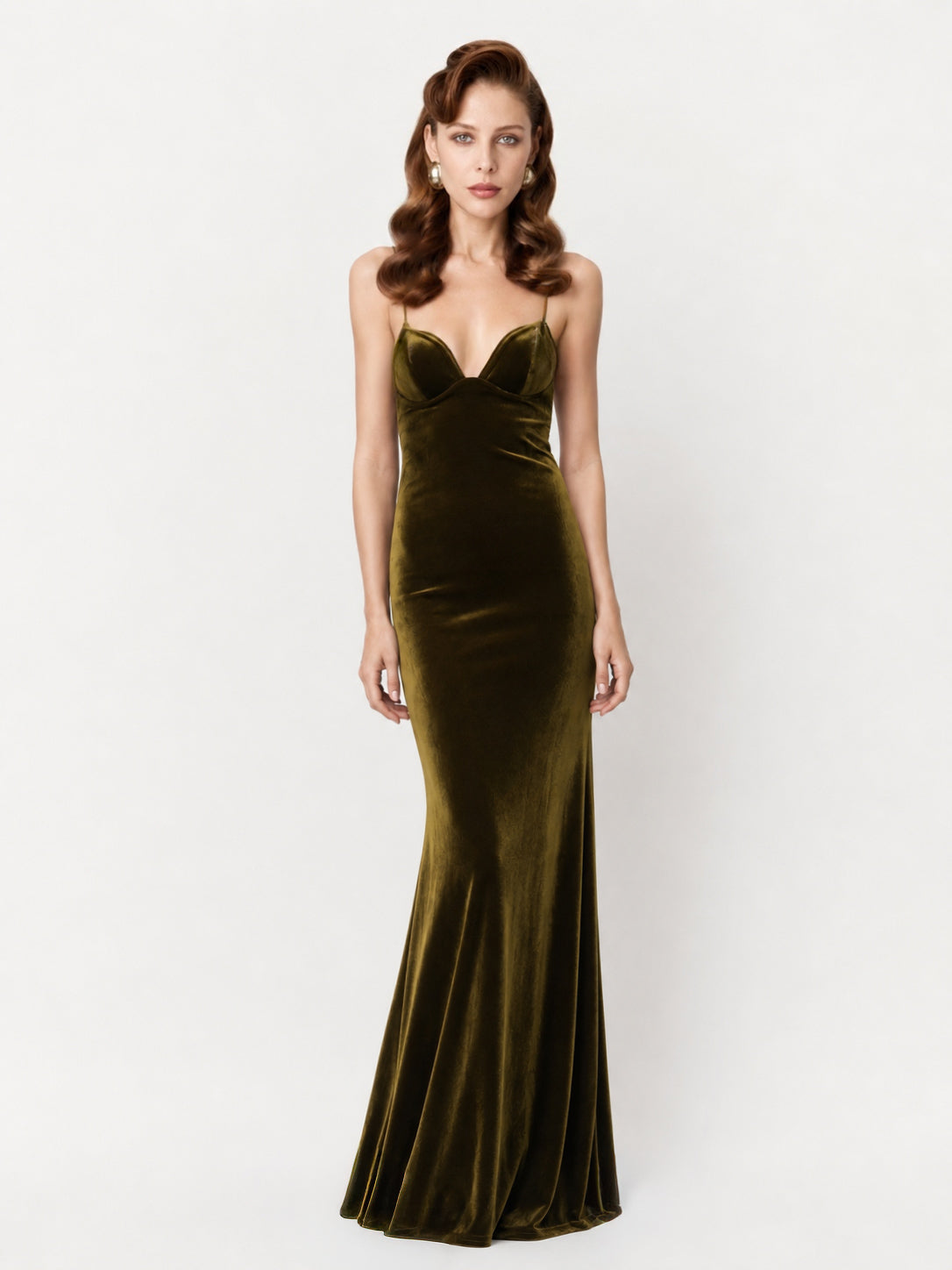 Velvet dress Marina Blanche