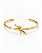 Tie Knot Bangle Marina Blanche