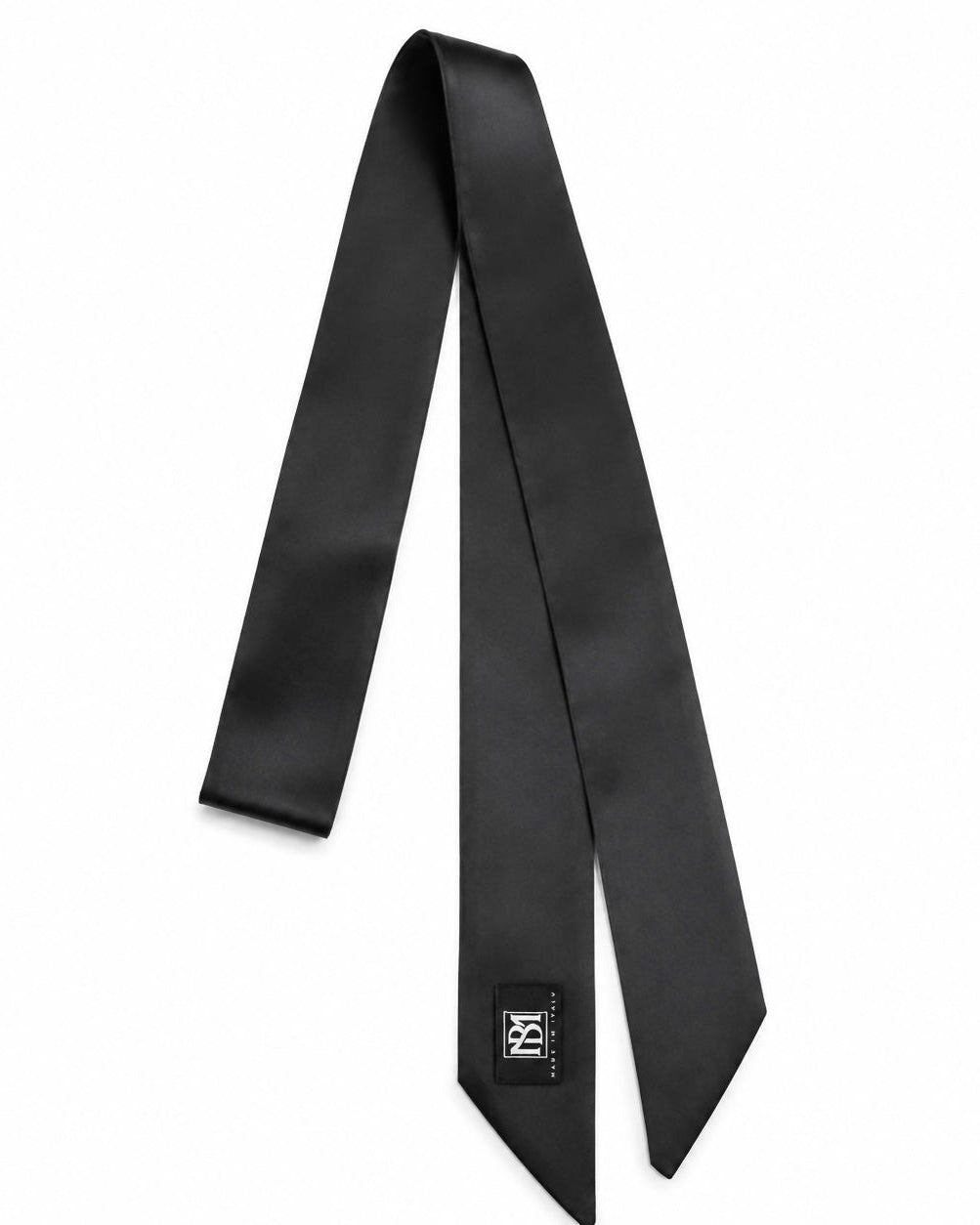 Satin Scarf Marina Blanche