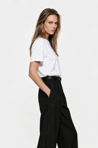 Classic T-Shirt in Cotton Marina Blanche