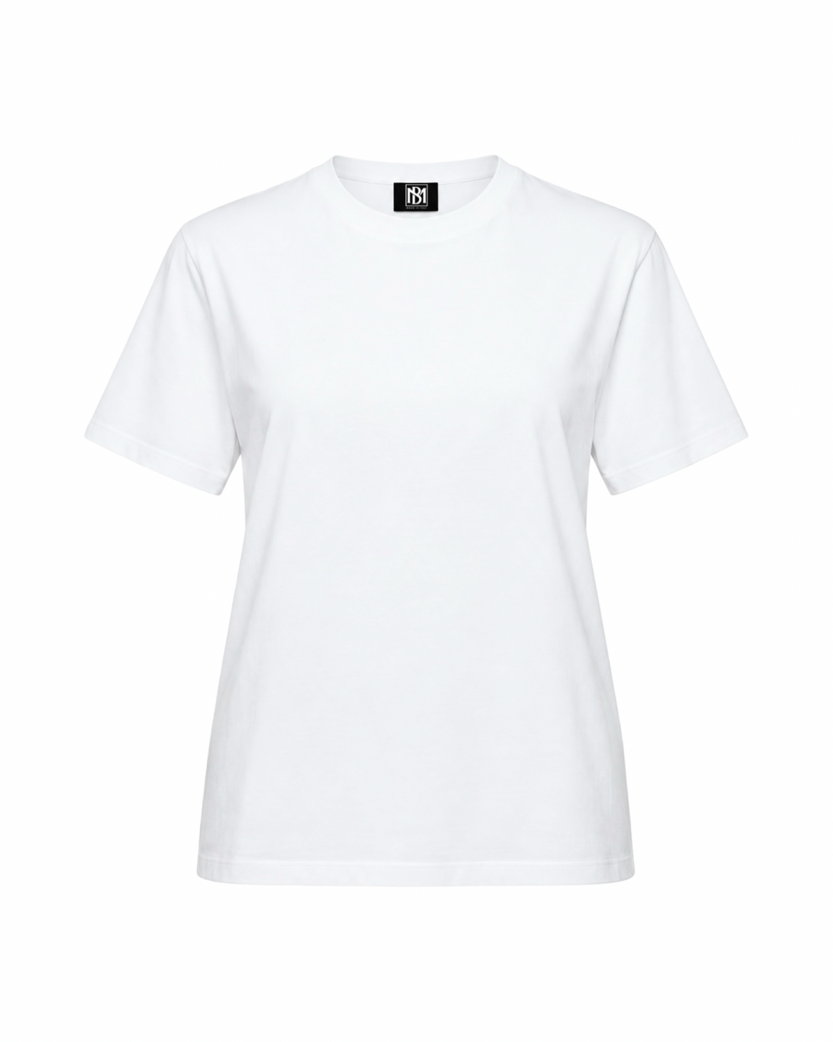 Classic T-Shirt in Cotton Marina Blanche