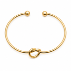 Knot Bangle Marina Blanche