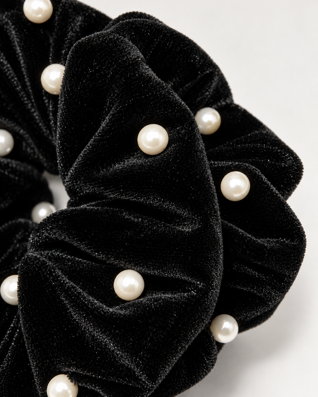 Scrunchie medium Marina Blanche