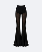 Trousers in Mesh Marina Blanche