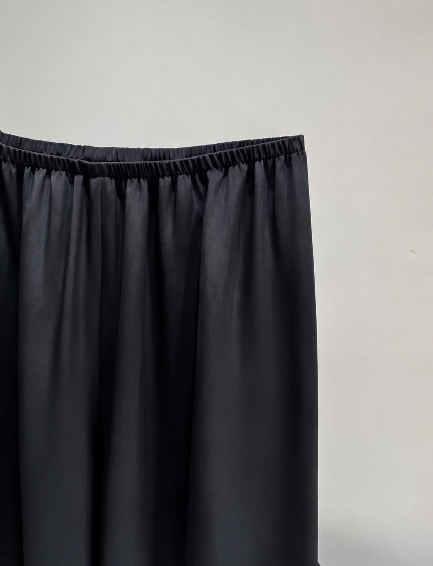 Silk Crepe Trousers Marina Blanche