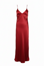 Slip Dress in Silk Marina Blanche