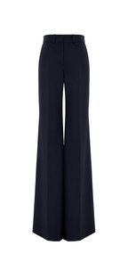 Wide-Leg Tailored Trousers Marina Blanche
