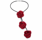 Rose Necklace Marina Blanche