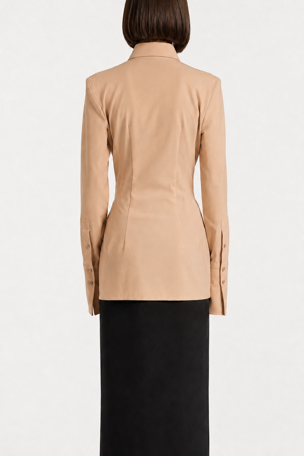 Classic Tailored Shirt Marina Blanche