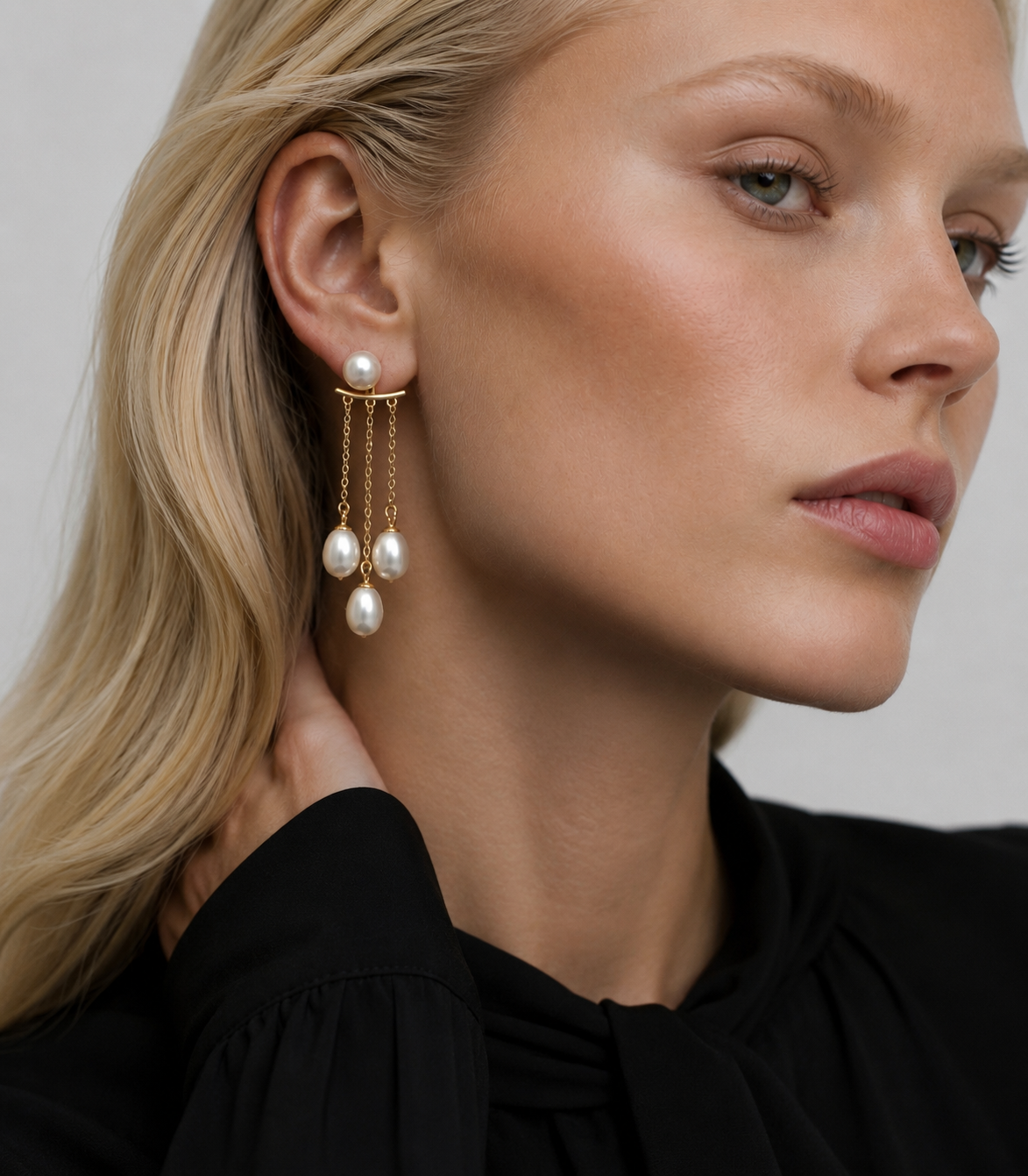 Earring Marina Blanche