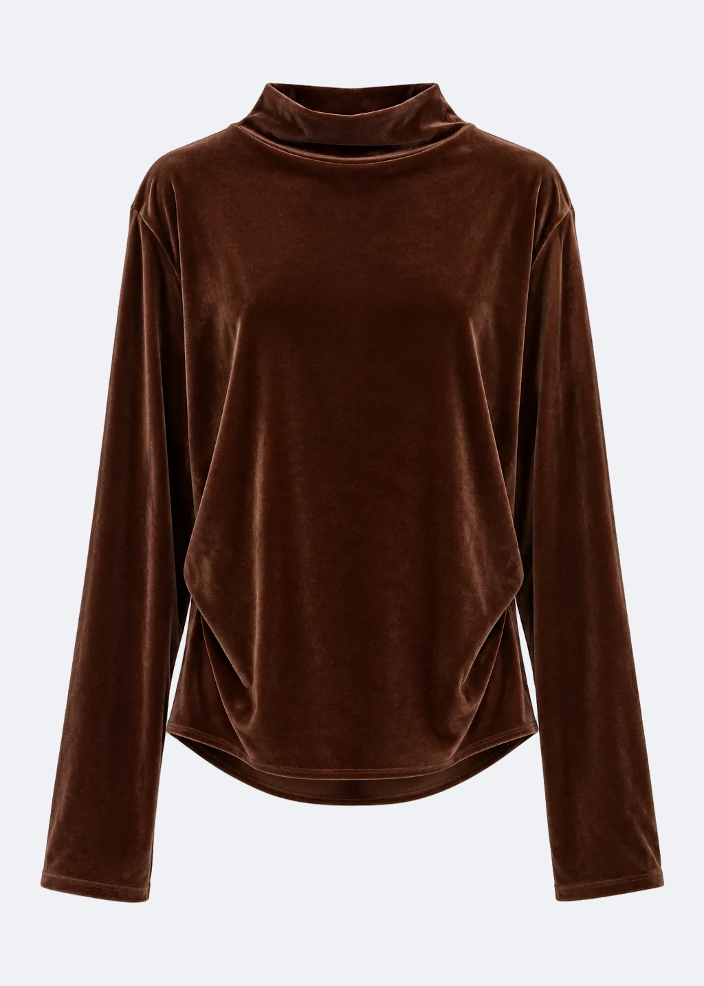 Fluid Cowl-Neck Top Marina Blanche