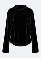 Fluid Cowl-Neck Top Marina Blanche