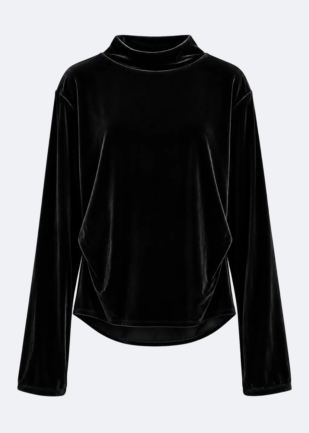 Fluid Cowl-Neck Top Marina Blanche