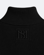 Colette Casein Rib High-Neck MarinaBlanche.com
