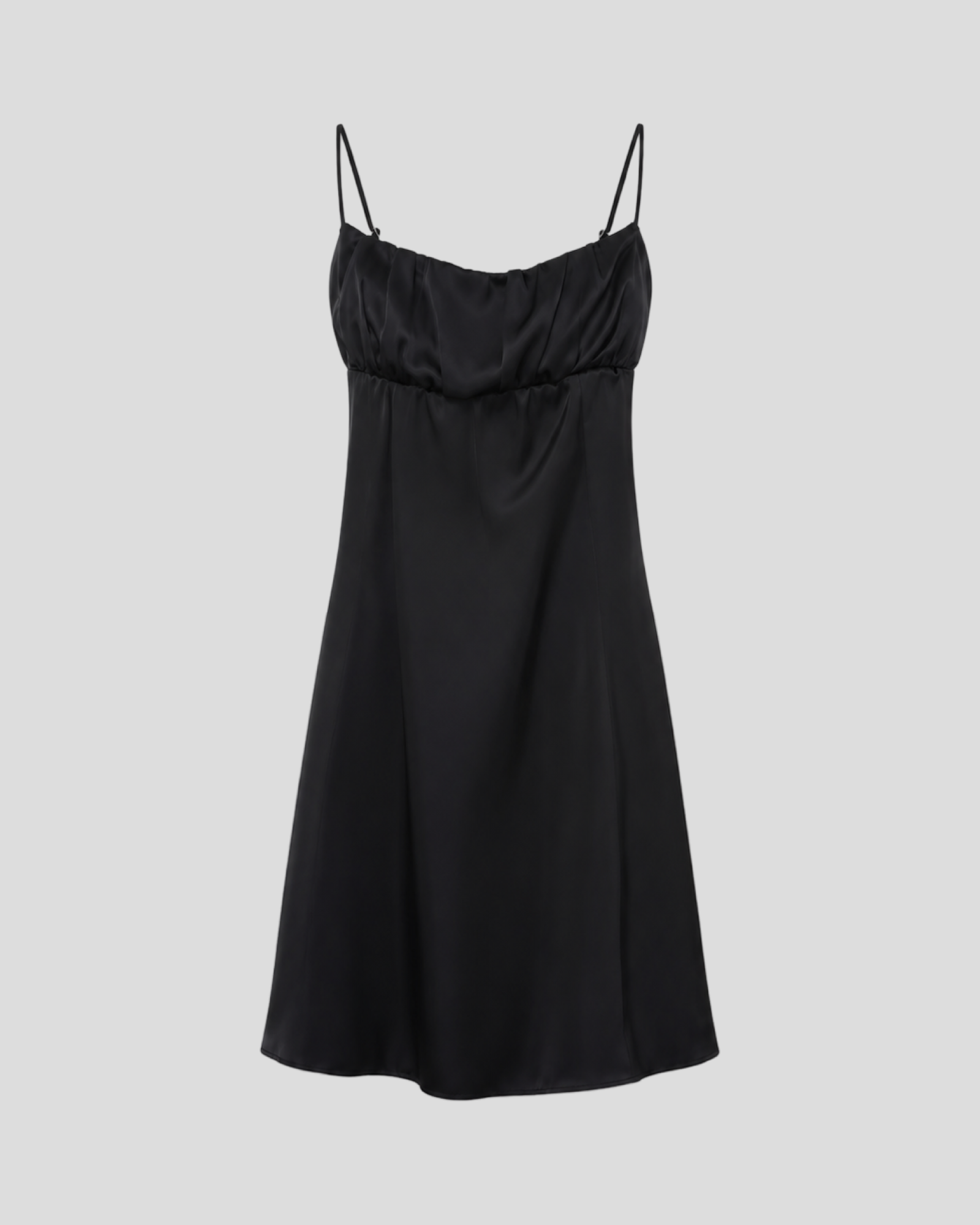 Mini Satin Dress Marina Blanche
