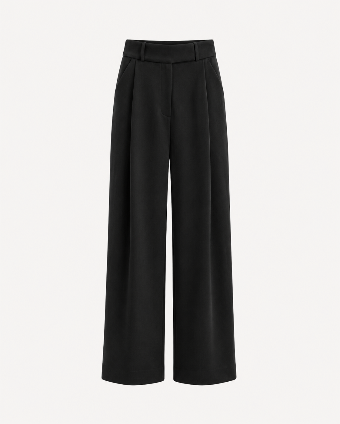 Tailored Trousers in Worsted Wool Marina Blanche